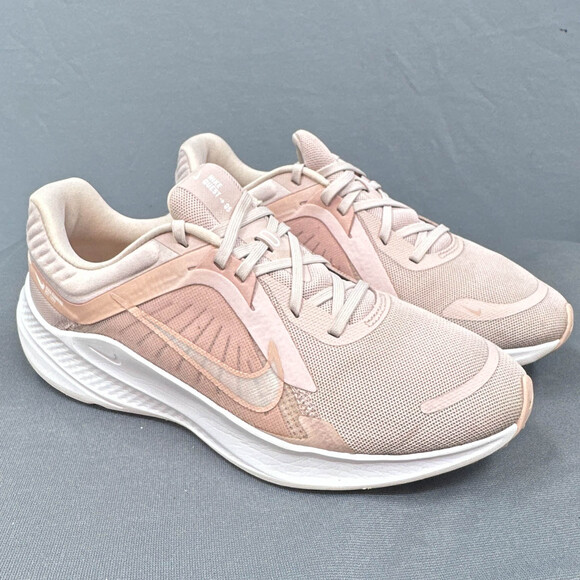 Nike Shoes 9 Quest 5 Running Barely Rose Pink Sporty Athletic Gym Athleisure PE - Picture 2 of 16